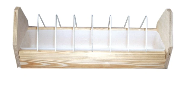 Futterrinne Herwi Mit Kippgitter Inkl. Schale 60cm 3 Futterrinne Herwi Mit Kippgitter Inkl. Schale 60cm