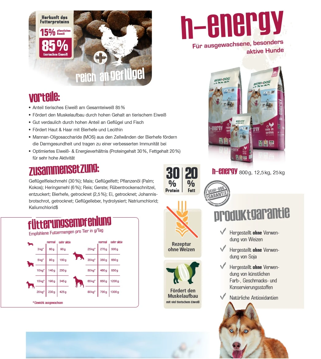 Bewi Dog H-Energy 25kg 6 Bewi Dog H-Energy 25kg – Bild 4