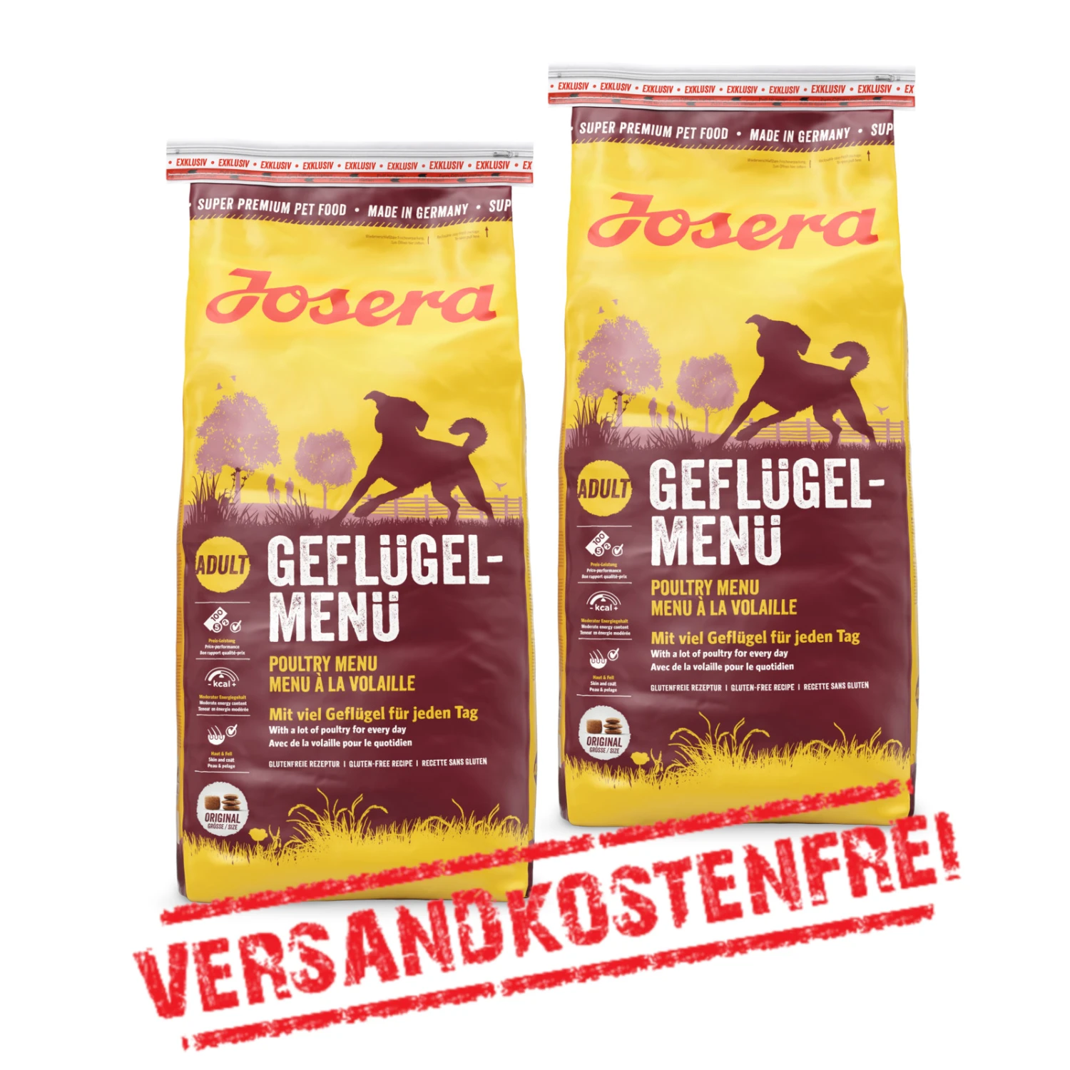 Josera Geflügel-Menü 2er-Pack 30kg 3 Josera Geflügel-Menü 2er-Pack 30kg