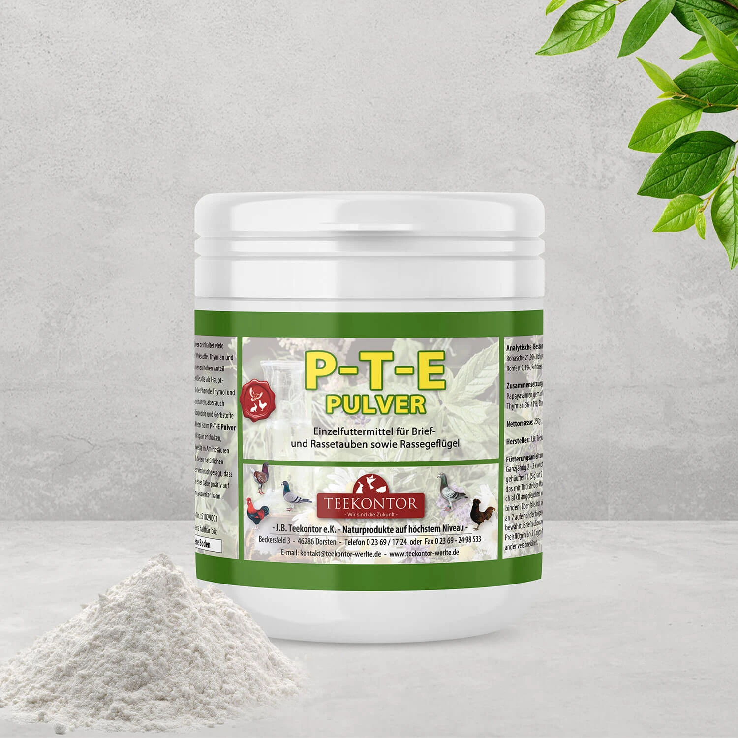 Teekontor P-T-E Pulver 250g 3 Teekontor P-T-E Pulver 250g